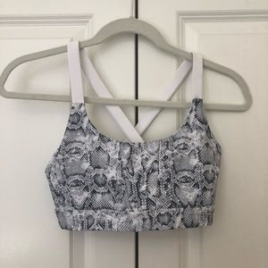 Soul by SoulCycle Snake Print bra